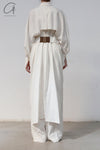 mame kurogouchi long shirt dress MM22SS DR033 white